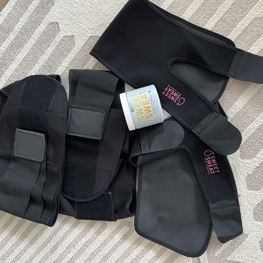 Sweet Sweat Black Waist and Leg Trimmers